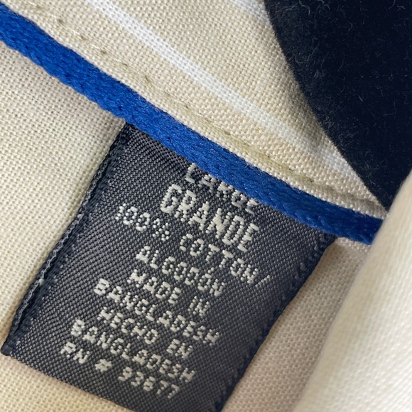 St Johns Bay Mens Tan Khaki Cotton Worry Free Short Sleeve Button Down Shirt L - Picture 5 of 7